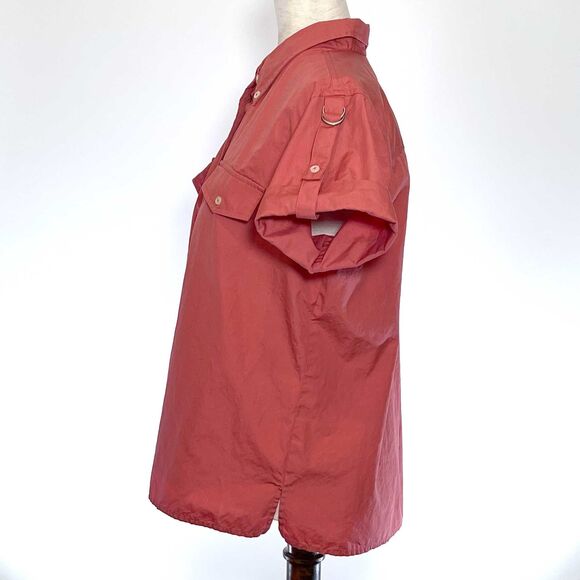 Liz Claiborne Rust Button-Down Women's Top Size Large - Picture 2 of 7